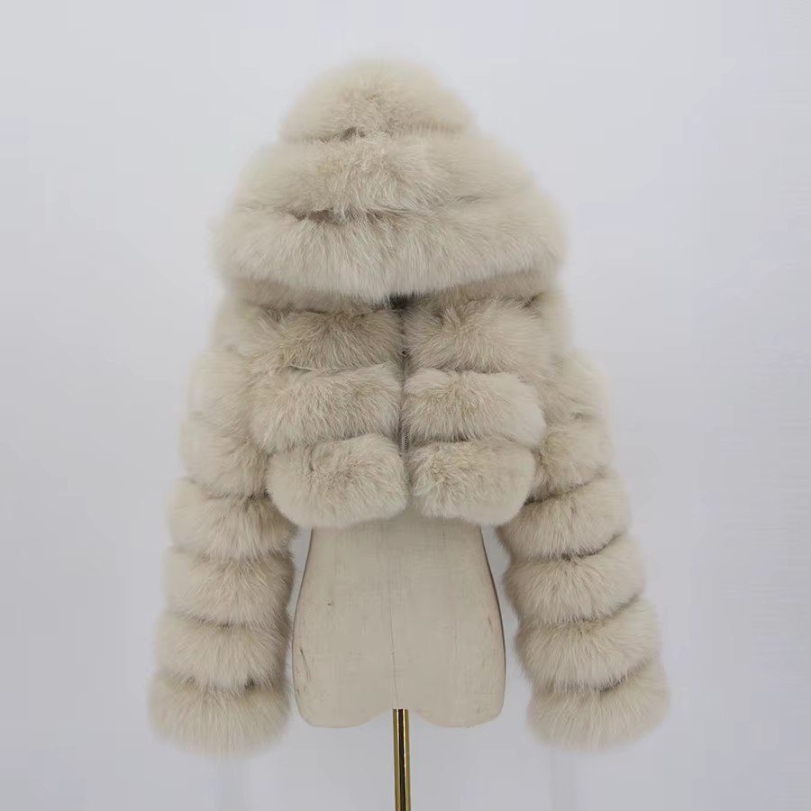 Fox short long sleeved hat jacket - WGLUVF