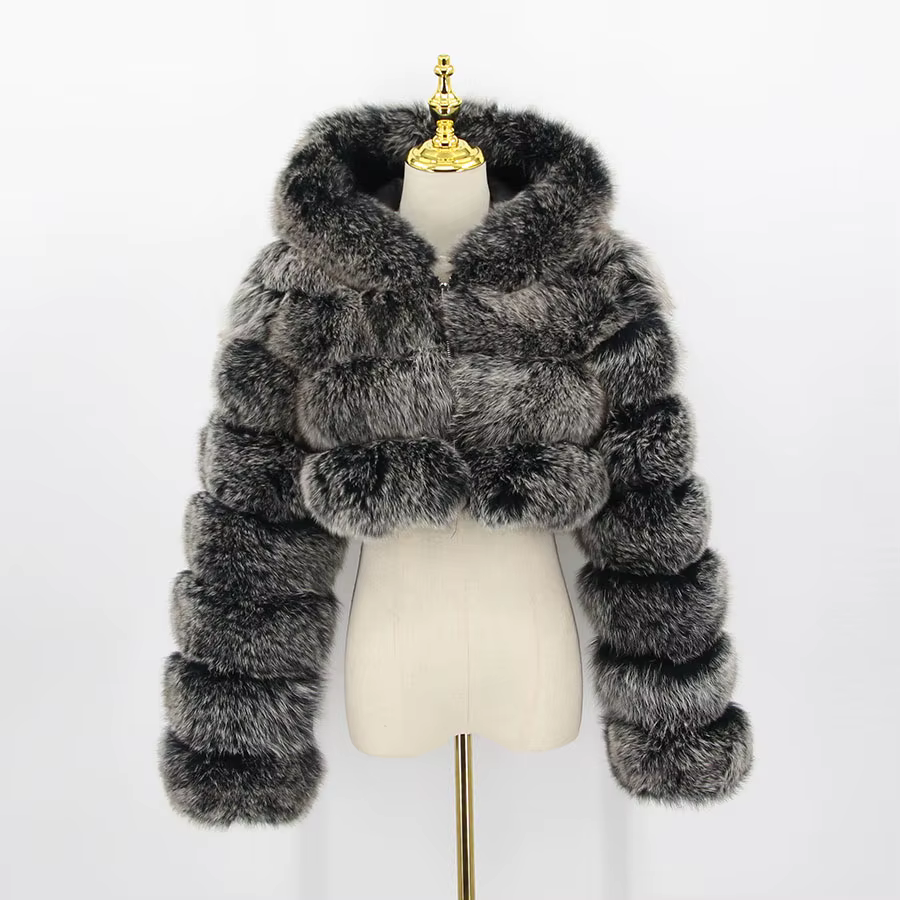 Fox short long sleeved hat jacket - WGLUVF