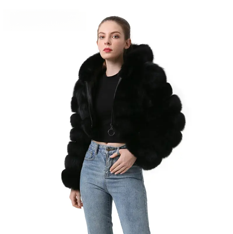 Fox short long sleeved hat jacket - WGLUVF