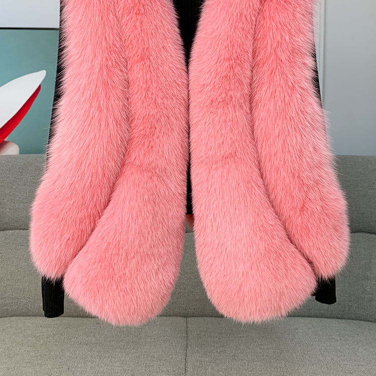 Princess Series - Short Butterfly Princess Fox Fur Vest - WGLUVF