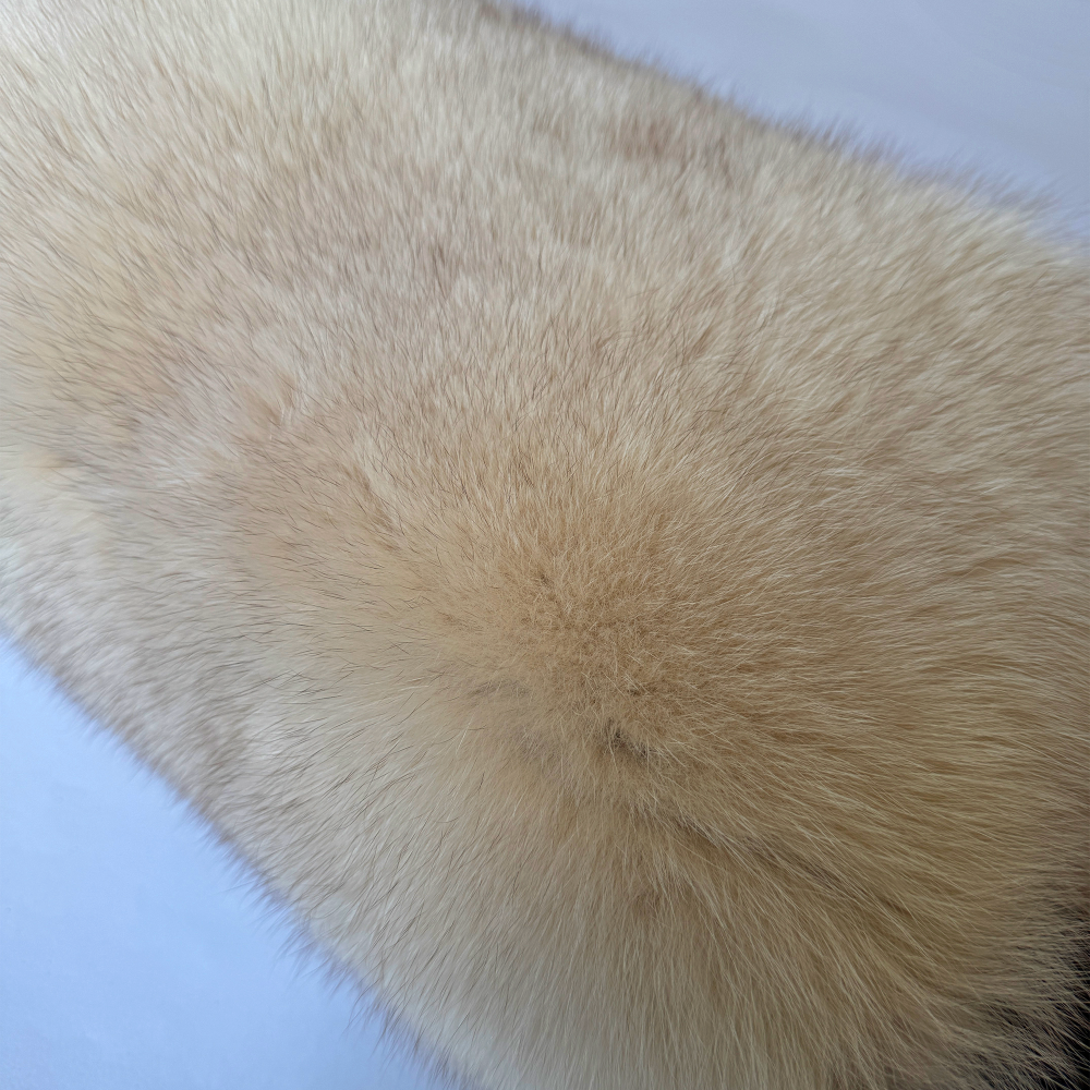 Vertical solid color fox coat - WGLUVF