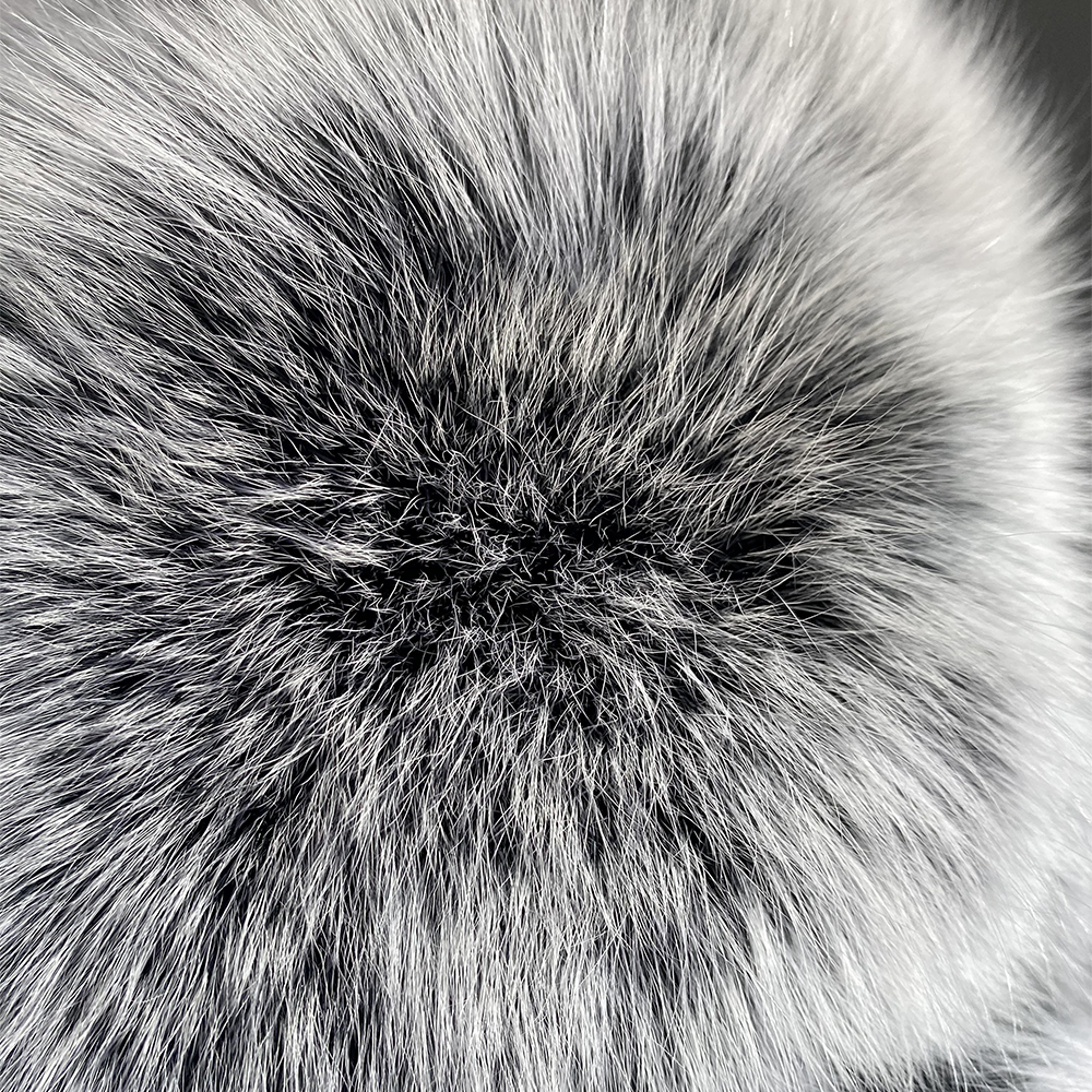 New genuine fox fur coat women's coat with cut sleeves design - WGLUVF