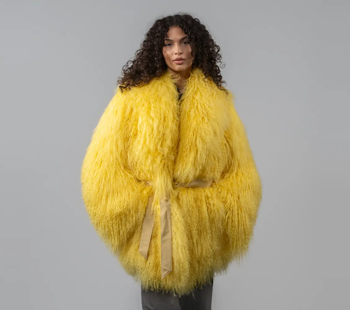 Mongolian sheepskin jacket adjustment - WGLUVF