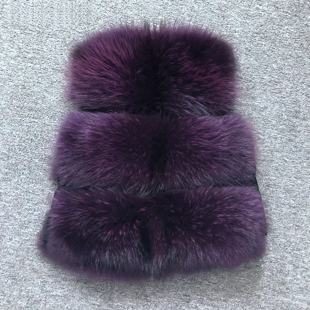 Raccoon fur vsst short 3 rows 45cm WG-racoon45/3 - WGLUVF