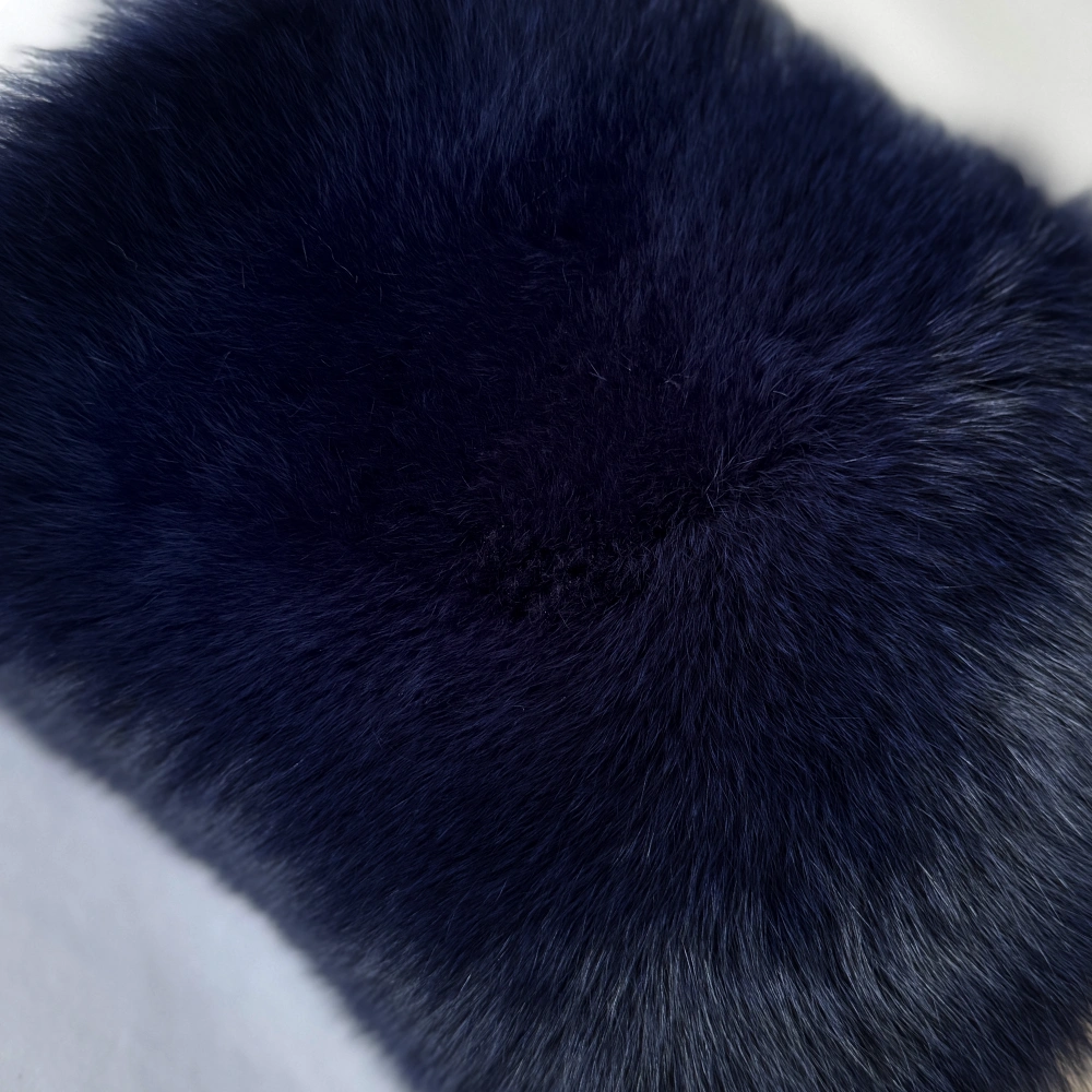 Natural Fox Fur Coat Thick Fluffy Genuine Fur Long Jacket Winter Women Fashion Outerwear - WGLUVF