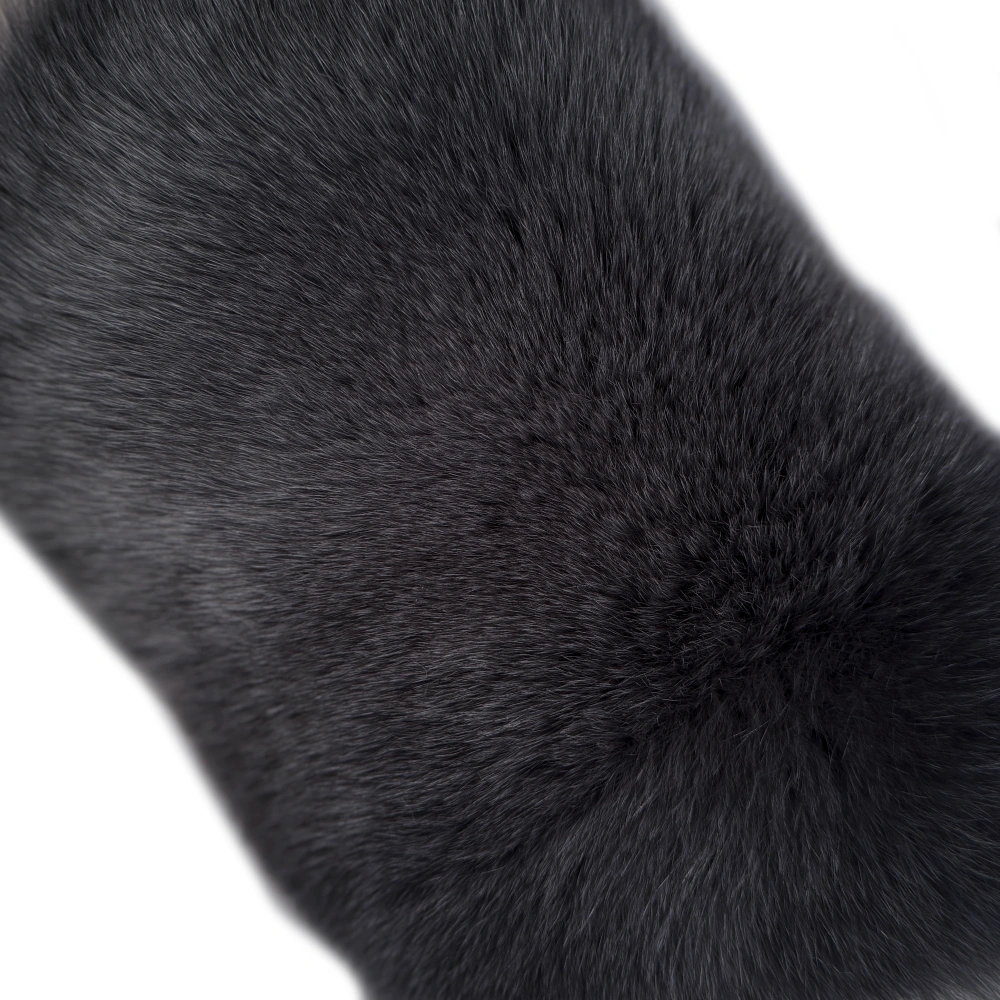 Fur medium long bread block fox fur coat - WGLUVF