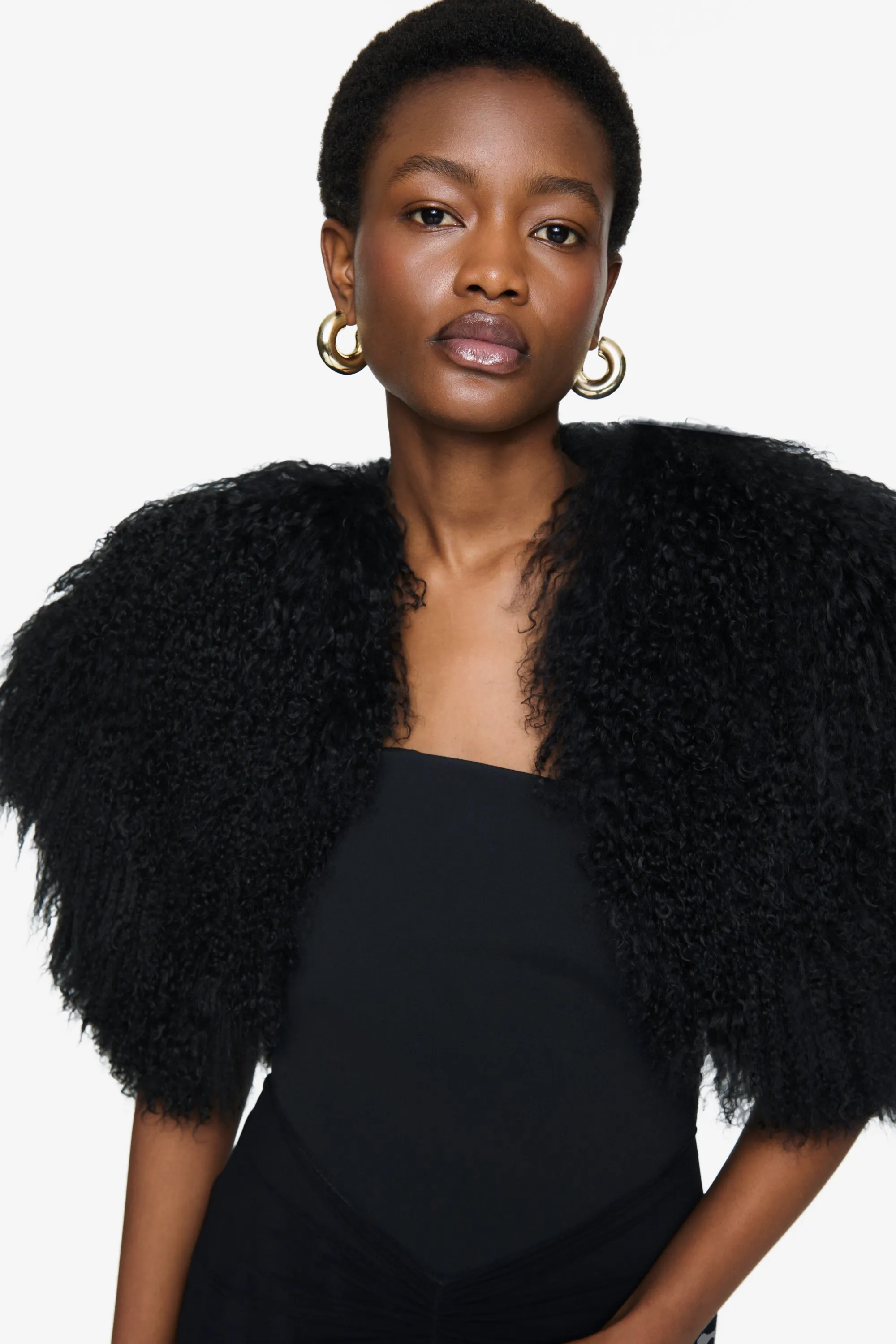 Mongolian Tan sheep perfectly cut Tan sheep shawl - WGLUVF