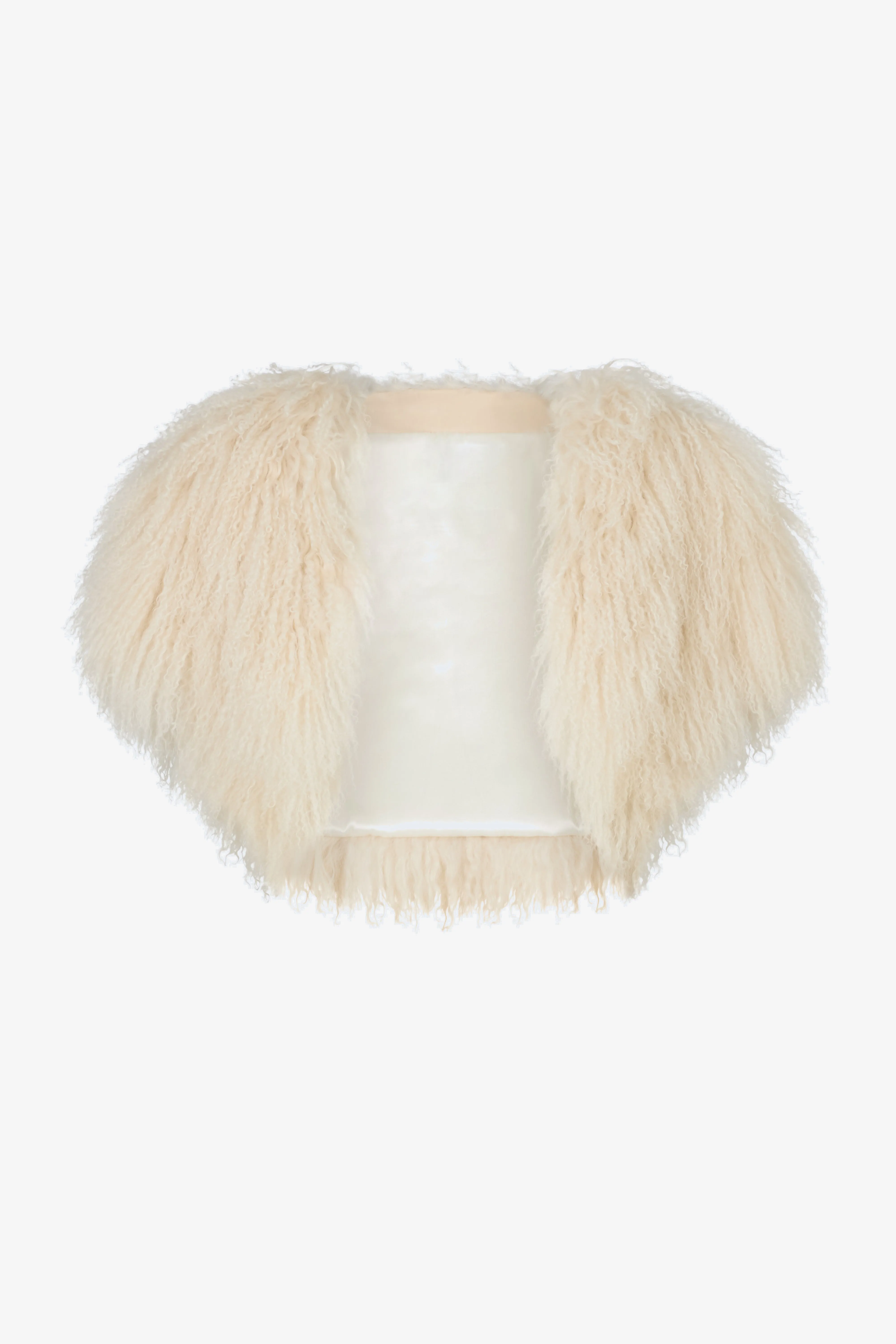 Mongolian Tan sheep perfectly cut Tan sheep shawl - WGLUVF