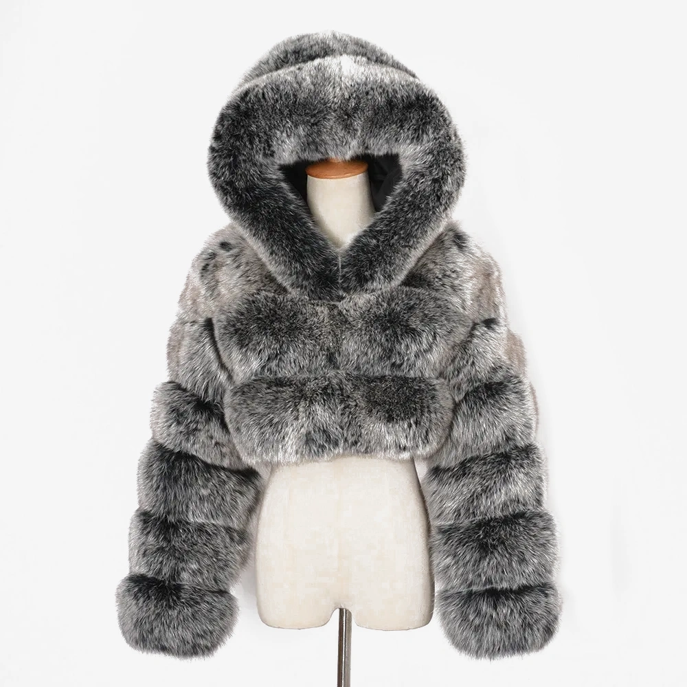 Fox fur short windproof hat - WGLUVF