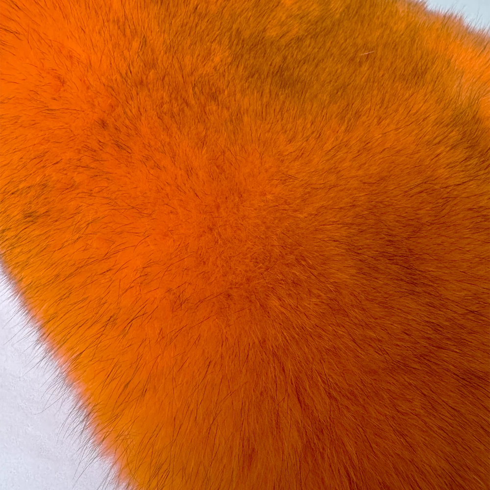 Classic fox fur short long sleeved jacket Add long sleeves - WGLUVF